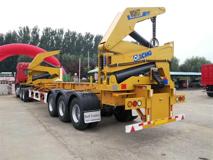 Side-mounted semi-trailers